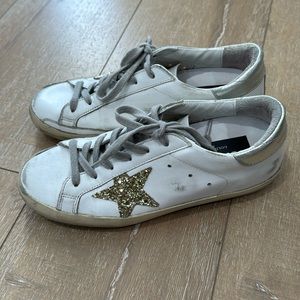 Golden Goose Superstar Gold and Silver size 37